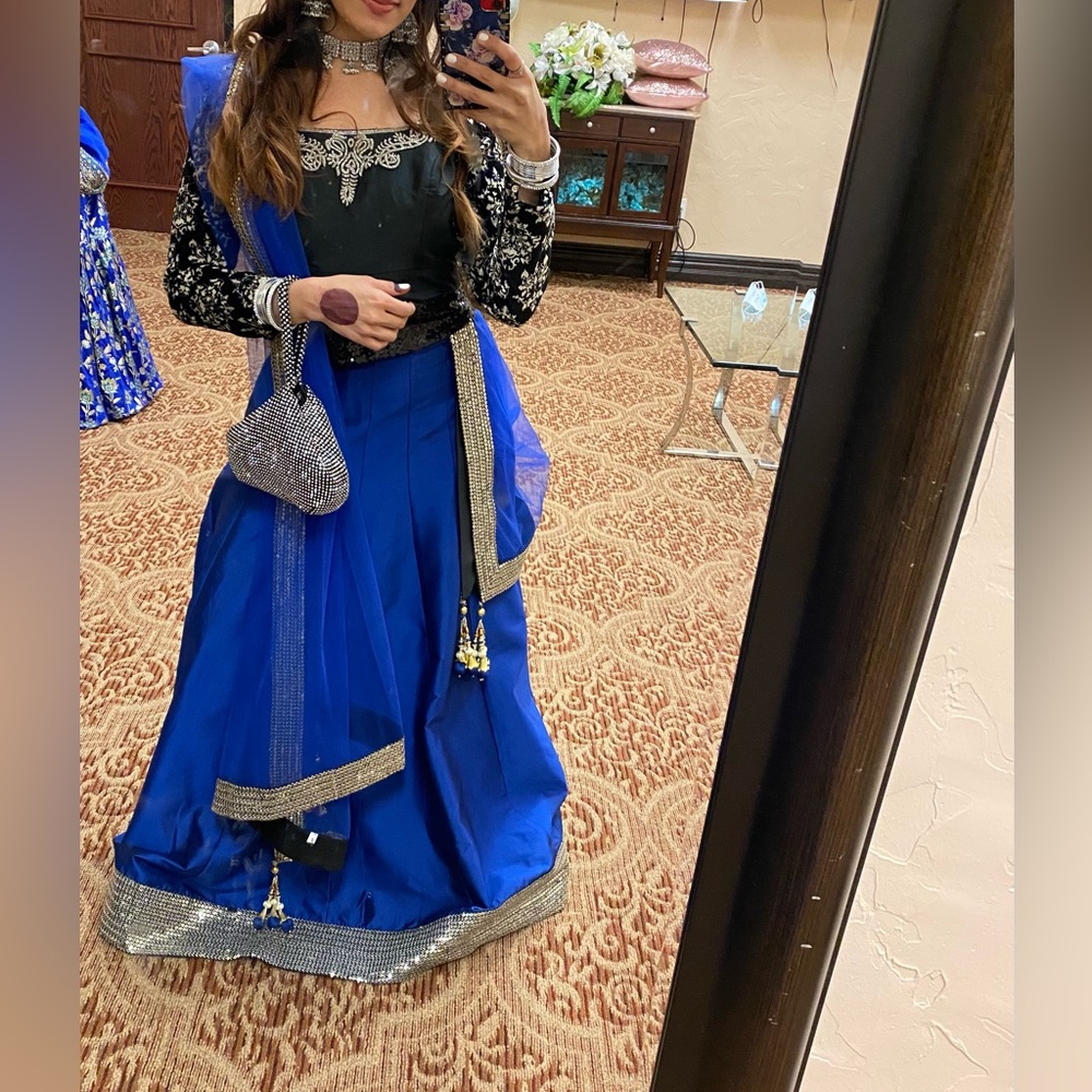 Royal blue Lengha only worn once 🥰